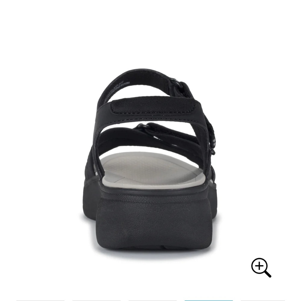 Baretraps Women’s Tracey Wedge Sandals Size 9.5 M Shoes Black - New in Box - Picture 7 of 11